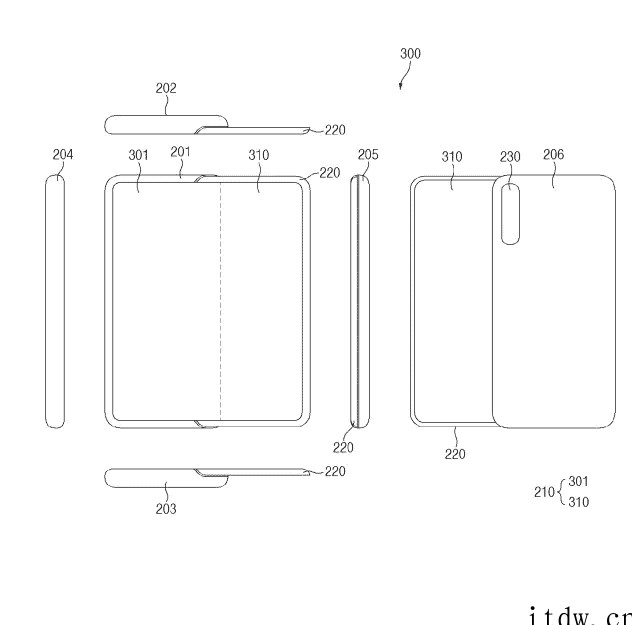 三星滑屏手机专利公布,真正无打孔的真全面屏