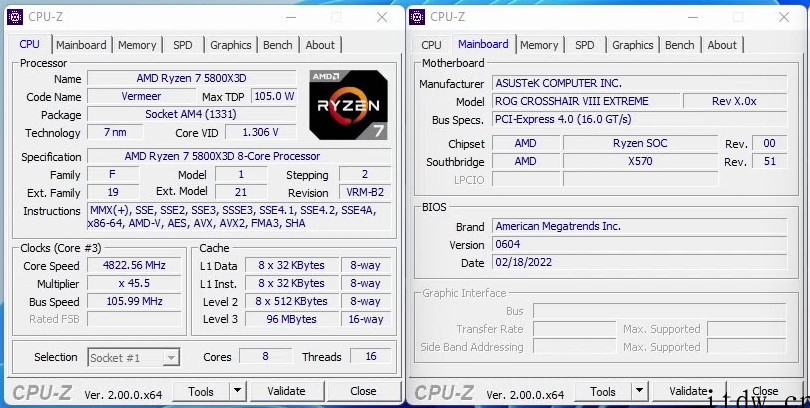 消息称 AMD 将为锐龙 7 5800X3D 提供官方超频支