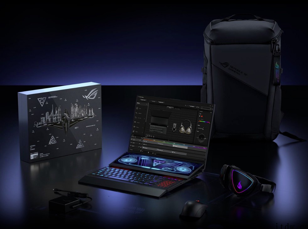 ROG 冰刃 6 双屏开售:165W RTX 3080 Ti