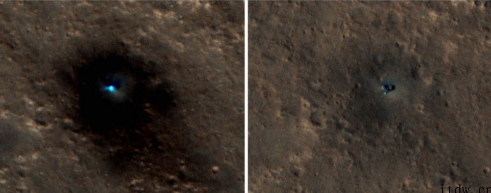NASA拍到洞察号火星探测器,被灰尘所覆盖