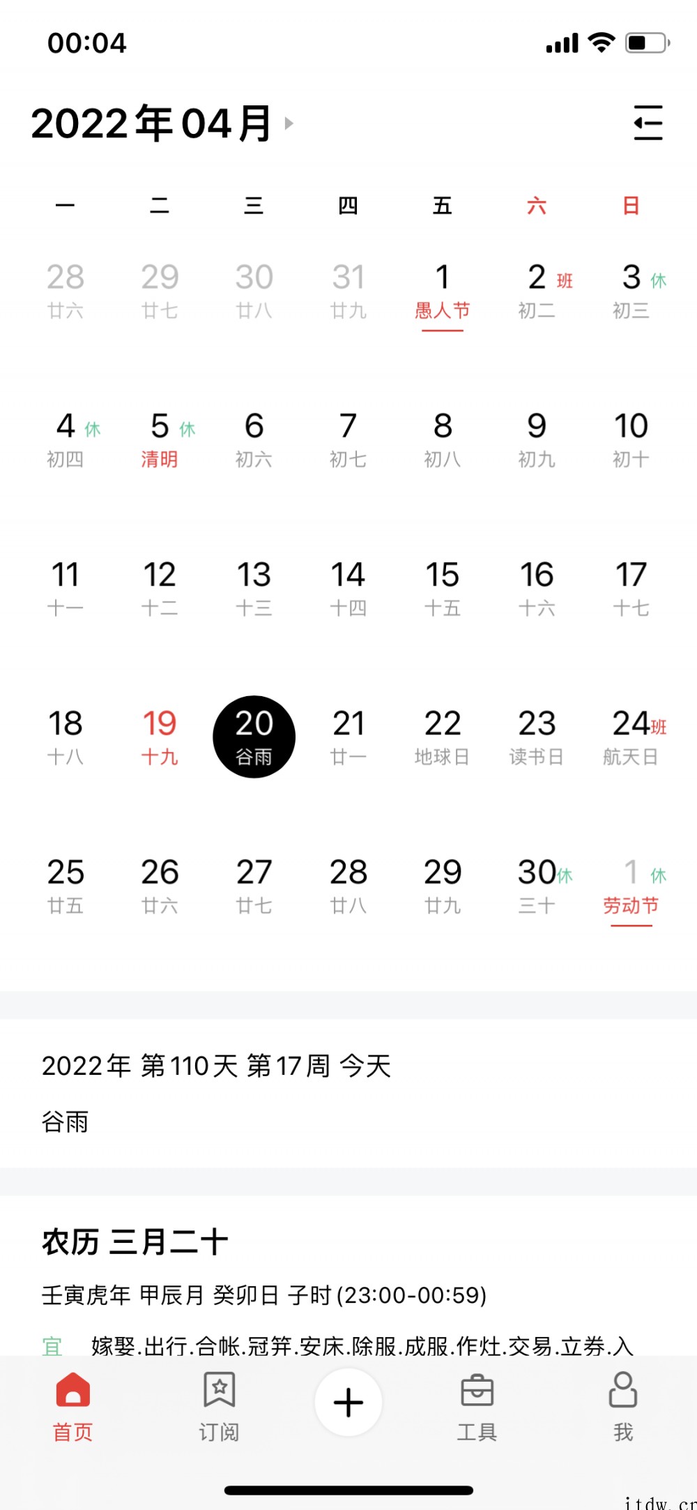今日谷雨:雨水无闲,春去夏来,百谷生
