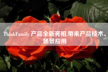ThinkFamily 产品全新亮相,带来产品技术、场景应用