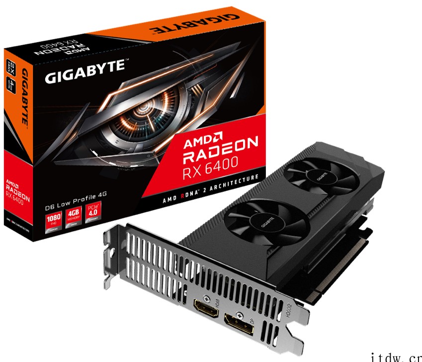 技嘉发布 AMD Radeon RX 6400 显卡,技嘉风