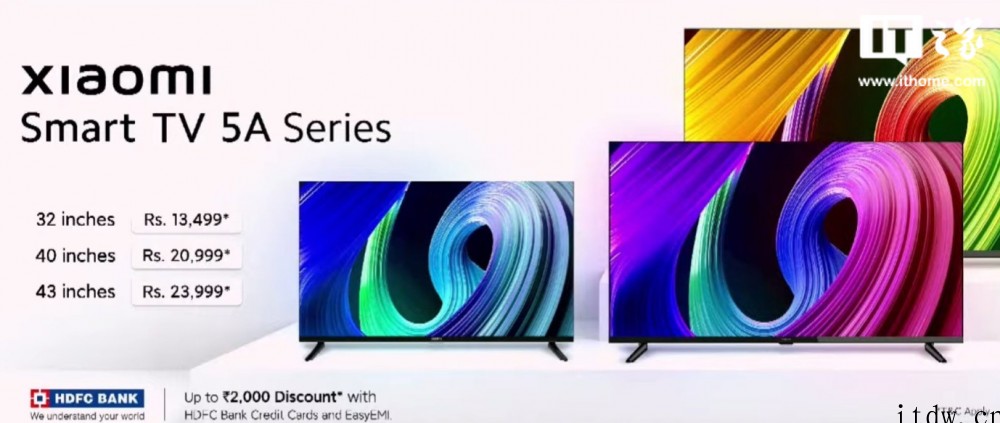 小米发布 Xiaomi TV 5A 系列电视:32/40/4