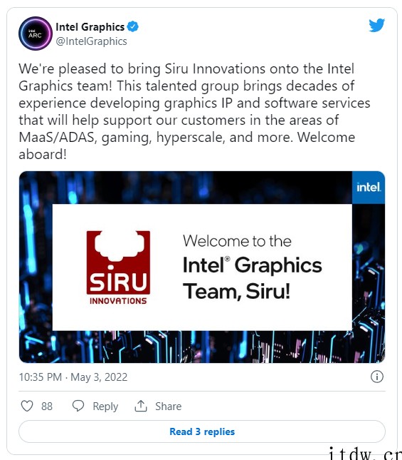 英特尔收购 Siru 公司,增强 GPU 技术能力