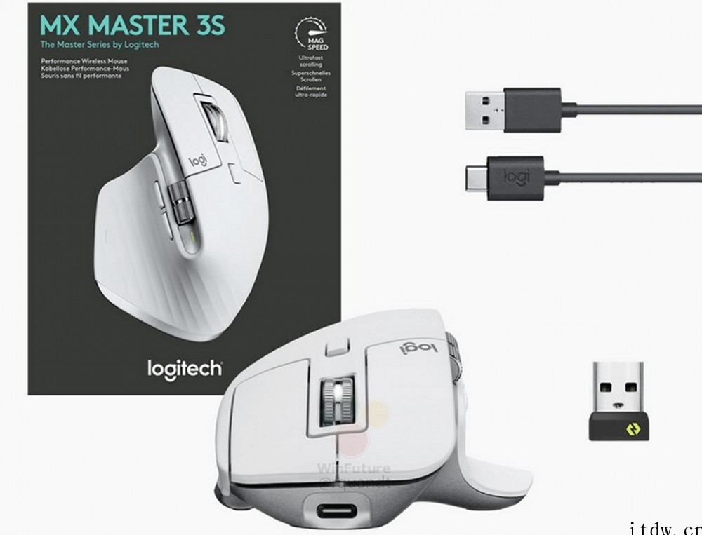 罗技即将发布 MX Master 3S 鼠标:新传感器,按键