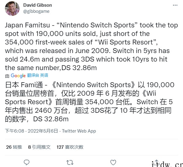 任天堂 Switch 在日本销量已超越 3DS,5 年数据追