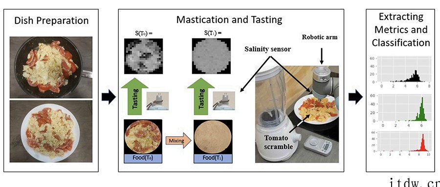 机器人“厨师”尝了 9 道西红柿炒鸡蛋后,画出了一张味觉图