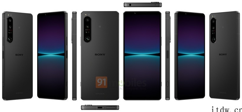 索尼 Xperia 1 IV 首个官方渲染图曝光