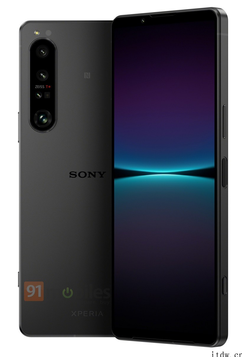 索尼 Xperia 1 IV 首个官方渲染图曝光