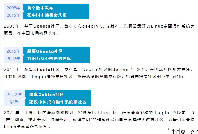 统信软件宣布深度 deepin 社区全新规划,打造中国主导的