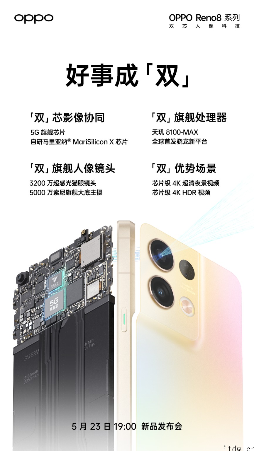 好事成“双”,OPPO Reno8 系列发布会要点抢先看