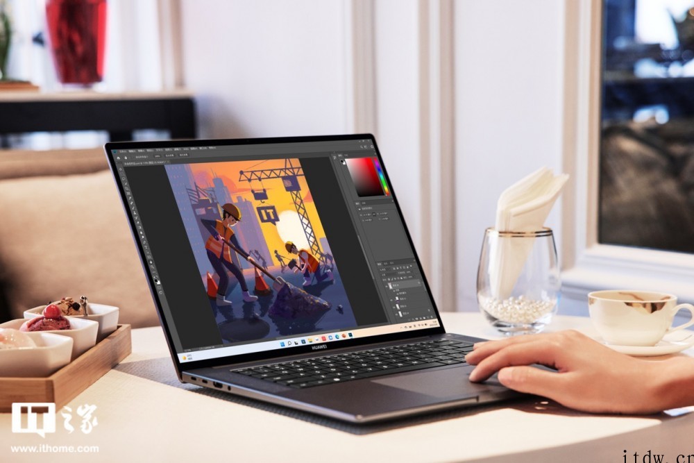 【IT之家开箱】华为 MateBook 16s 图赏:微边大