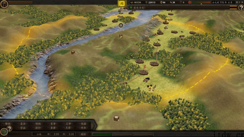 历史战略游戏《春秋》上线 Steam,梦回两千多年前的华夏大