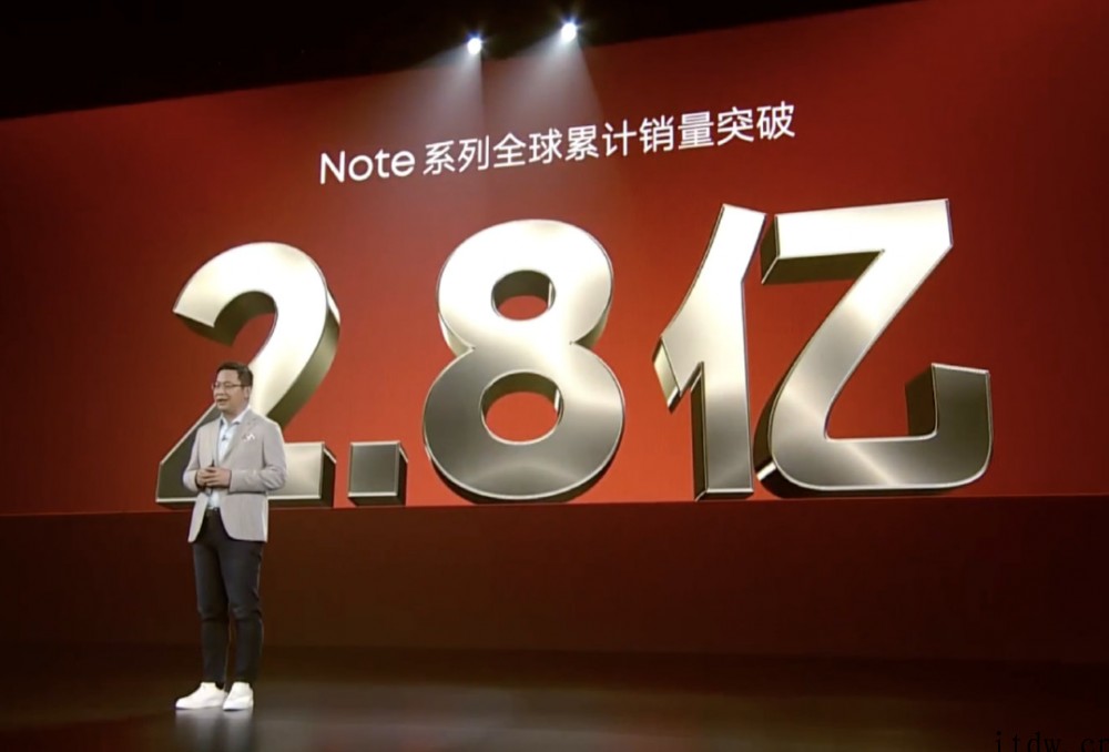 小米 Redmi Note 系列全球销量突破 2