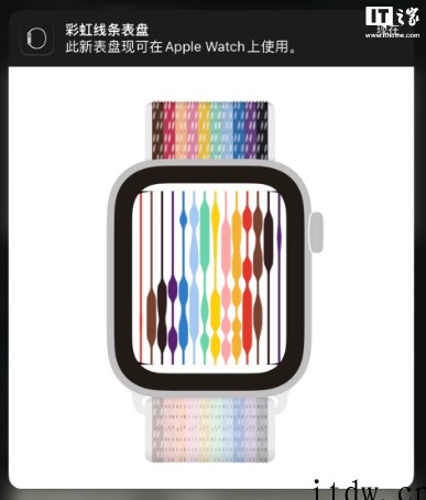 苹果Apple Watch 全新表盘“彩虹线条”上线, 37