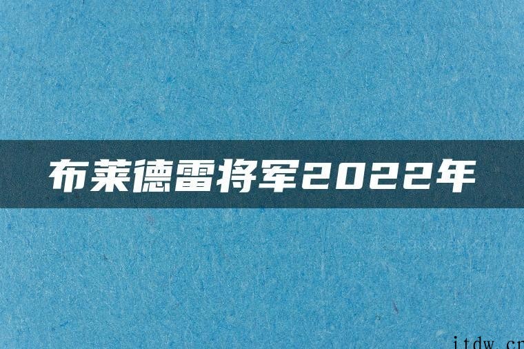 布莱德雷将军2022年策略精讲行业跟踪布莱德策略精讲课