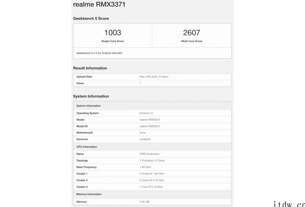 realme GT Neo 3T 海外官宣:搭载骁龙 870