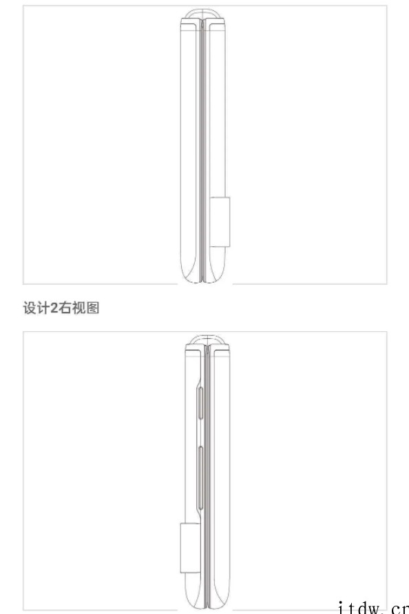小米申请翻盖折叠屏手机外观专利,后置镜头类似谷歌 Pixel