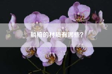 躺椅的材质有哪些