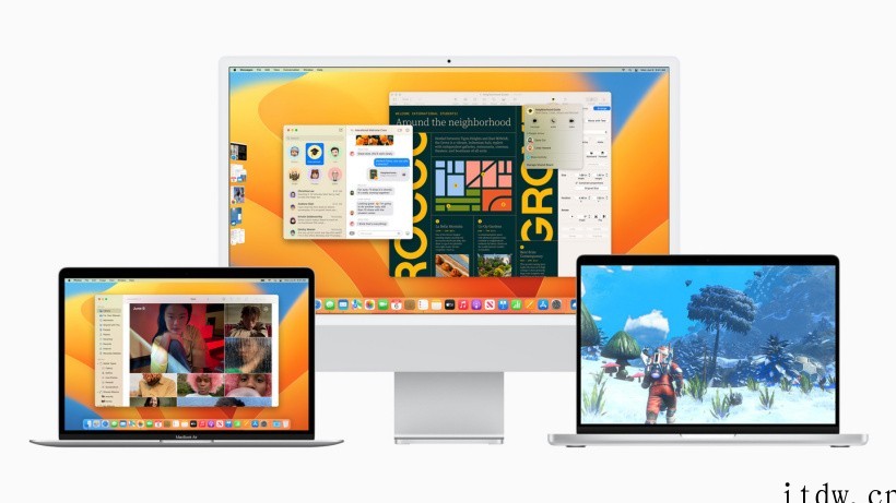 苹果 macOS Ventura 正式发布:新增台前调度,优