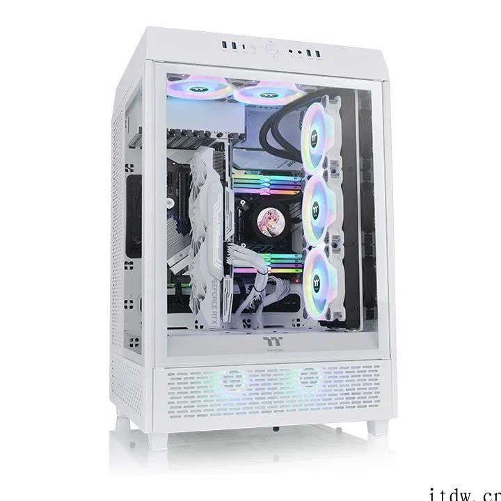 透视 The Tower 500 机箱:三面玻璃,支持 E-