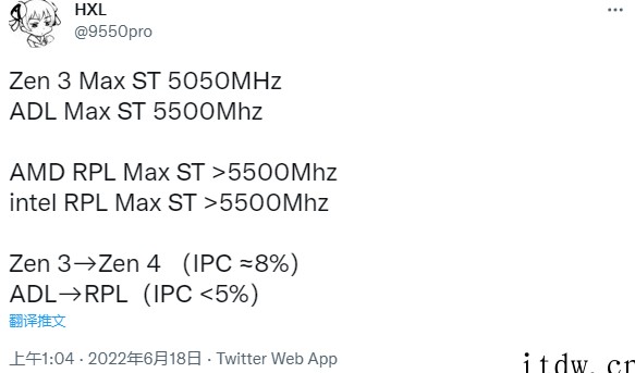 爆料:AMD 锐龙 7000 系列首发阵容包含 7950X、