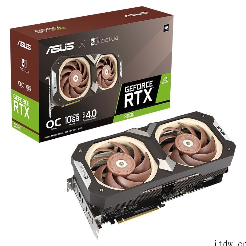 6599元,华硕 x 猫头鹰联名版 RTX 3080 显卡发