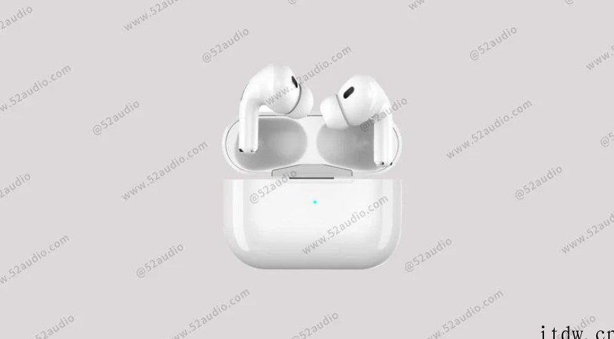 苹果AirPods Pro 2最新渲染图曝光:搭载升级的 H