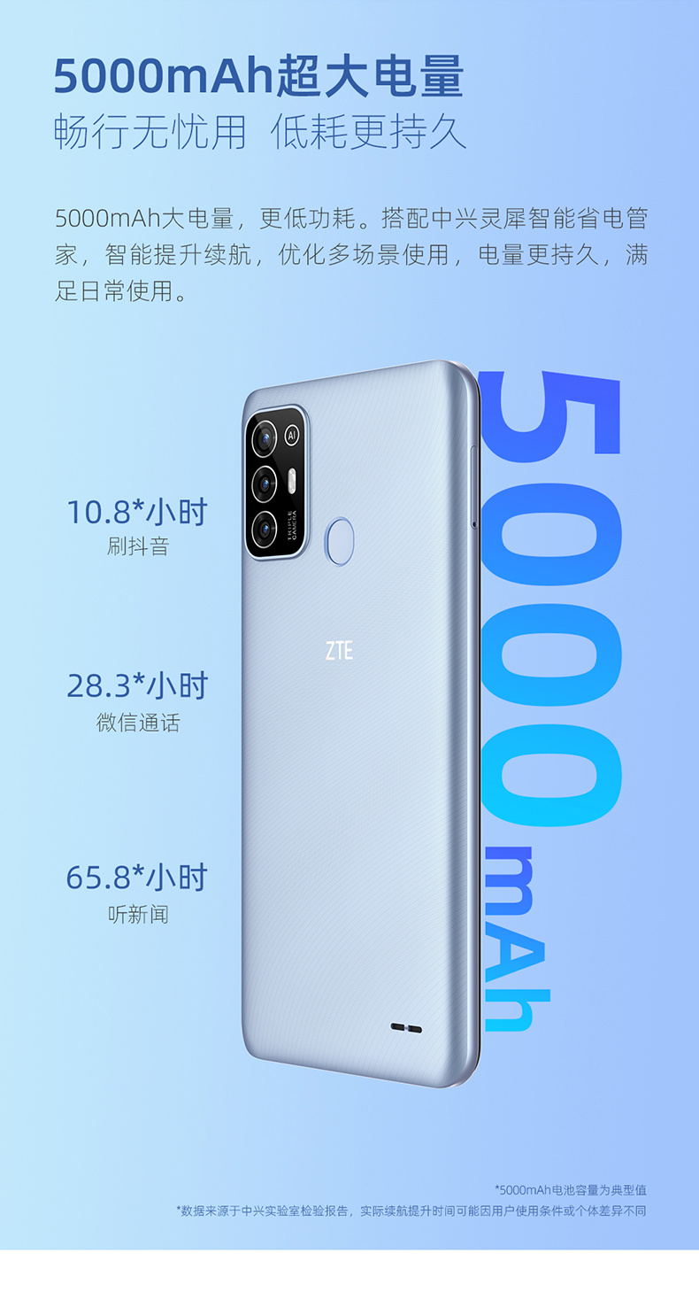 798元,中兴畅行 30 手机发布:搭载紫光展锐 SC986