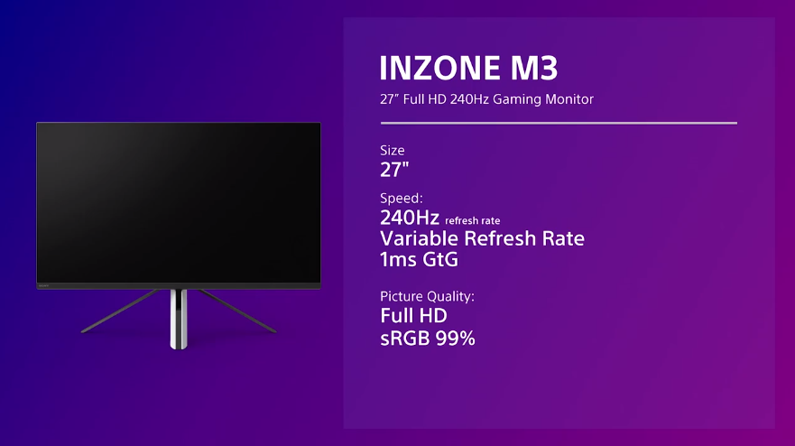 索尼推出 InZone 品牌 4K 电竞显示器、耳机,国行今