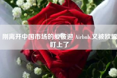 刚离开中国市场的爱彼迎 Airbnb,又被欧盟盯上了