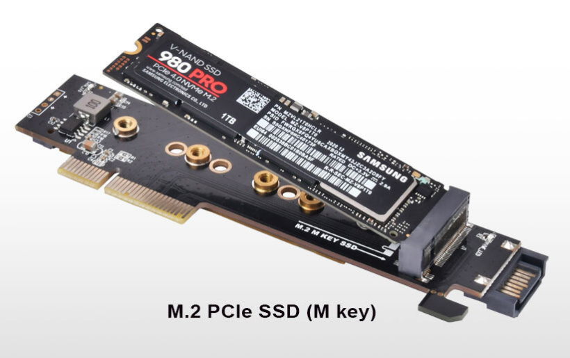 银欣发布 PCIe x4 转接卡,可安装两块 M