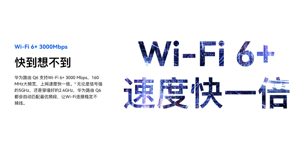 华为路由 Q6 即将预售:有电就有好 Wi