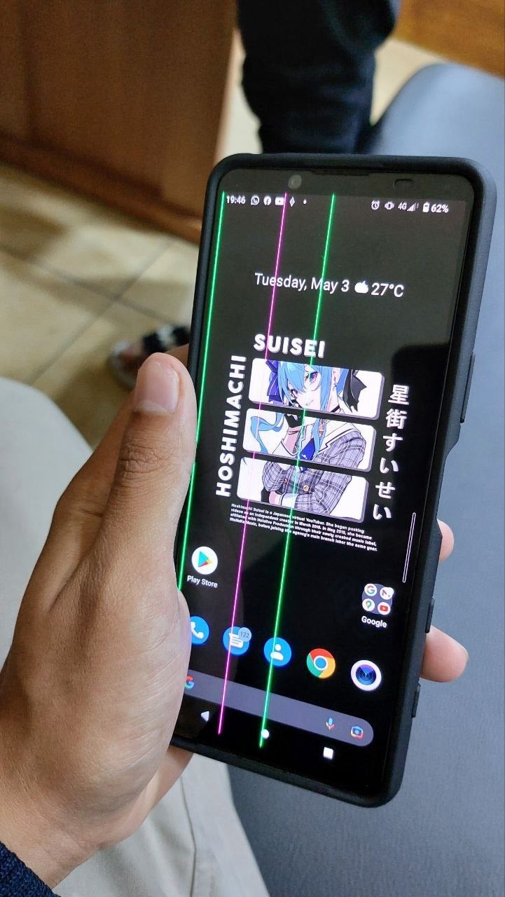 部分索尼 Xperia 5 II 出问题:屏幕出现竖线,已过