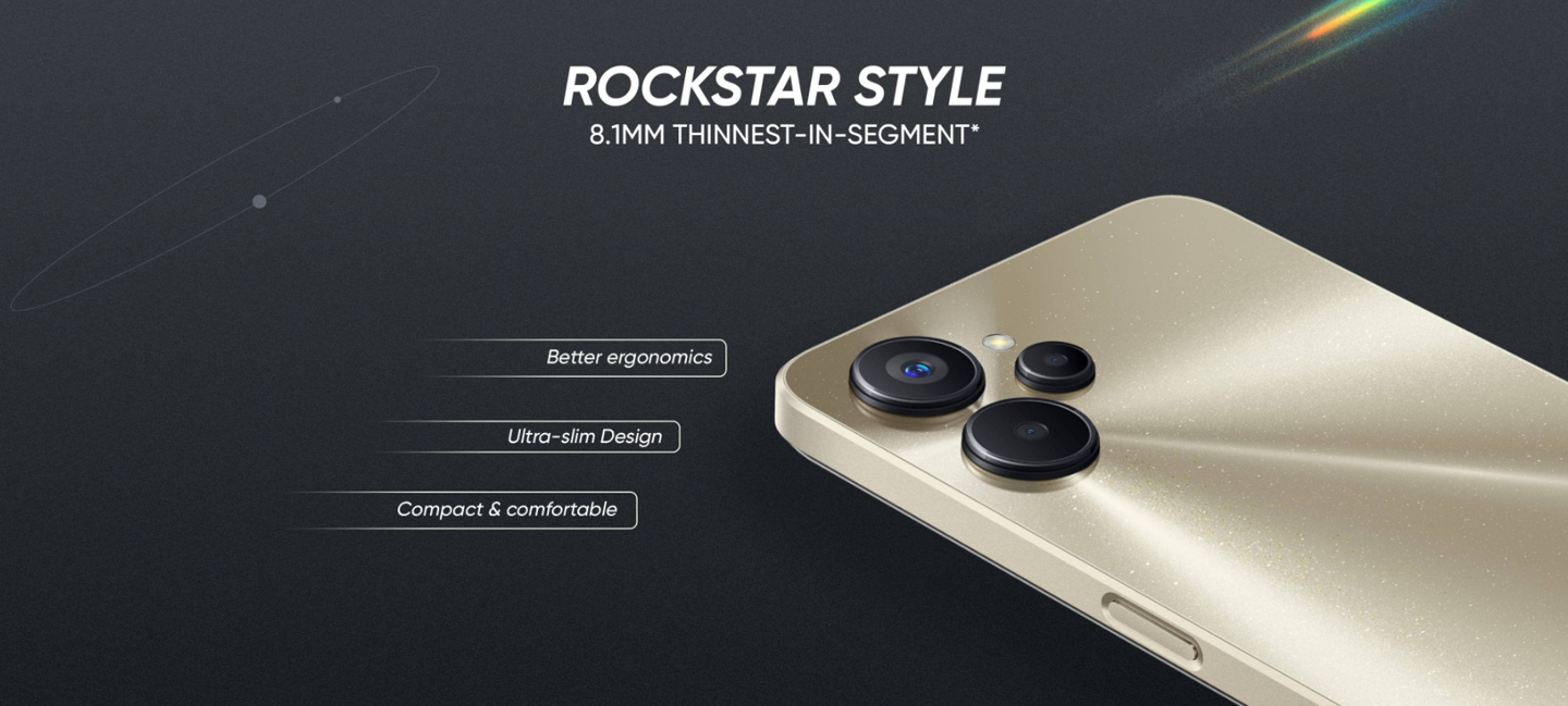 realme 9i 5G 印度发布:搭载联发科天玑 810