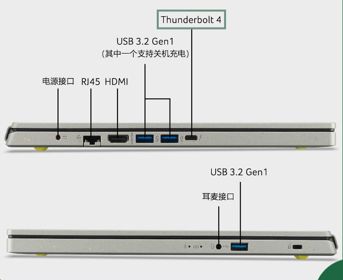 宏碁蜂鸟未来环保版笔记本上市:采用 30% PCR 回收塑料
