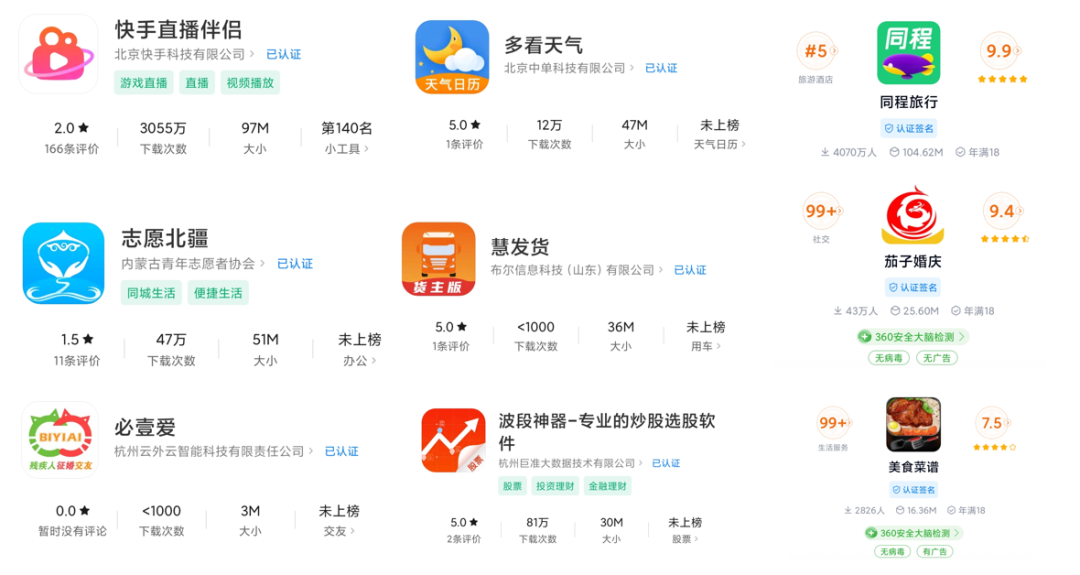 华为/小米/360 应用商店上线首批 App 认证签名标签服