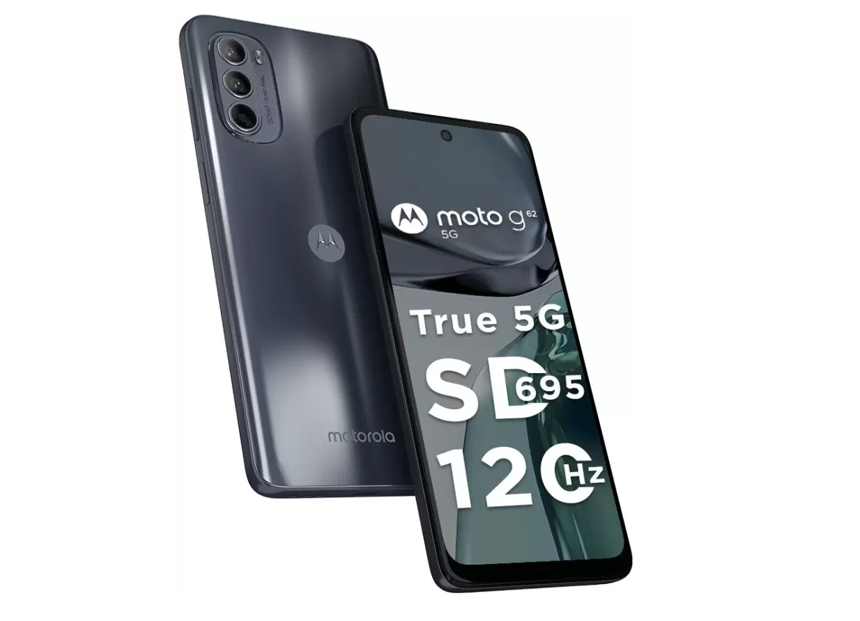 摩托罗拉 Moto G62 5G 发布:120Hz LCD