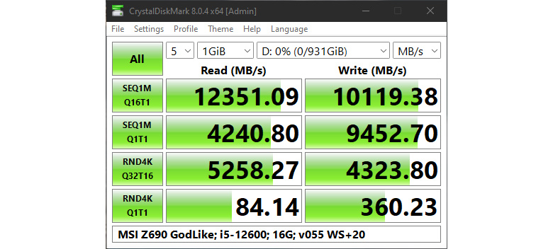 微星发布 SPATIUM M570 PCIe 5