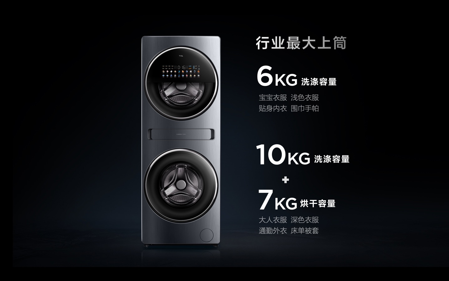 TCL 发布双子舱 Q10,硬核性能开启洗衣新时代!