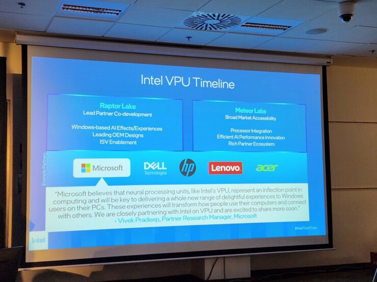 英特尔确认部分 13 代 CPU 产品搭载 VPU,14 代