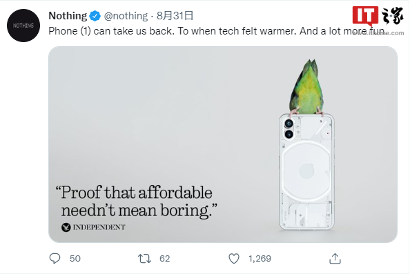 Nothing Phone(1)手机在印度 20 天销售超