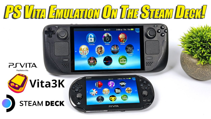 Steam Deck 掌机成功运行索尼 PS Vita 模拟