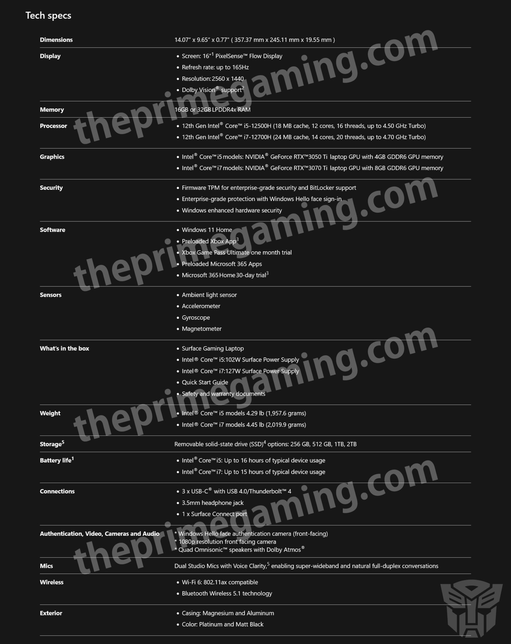 微软 Surface Gaming 游戏本曝光:12 代酷睿