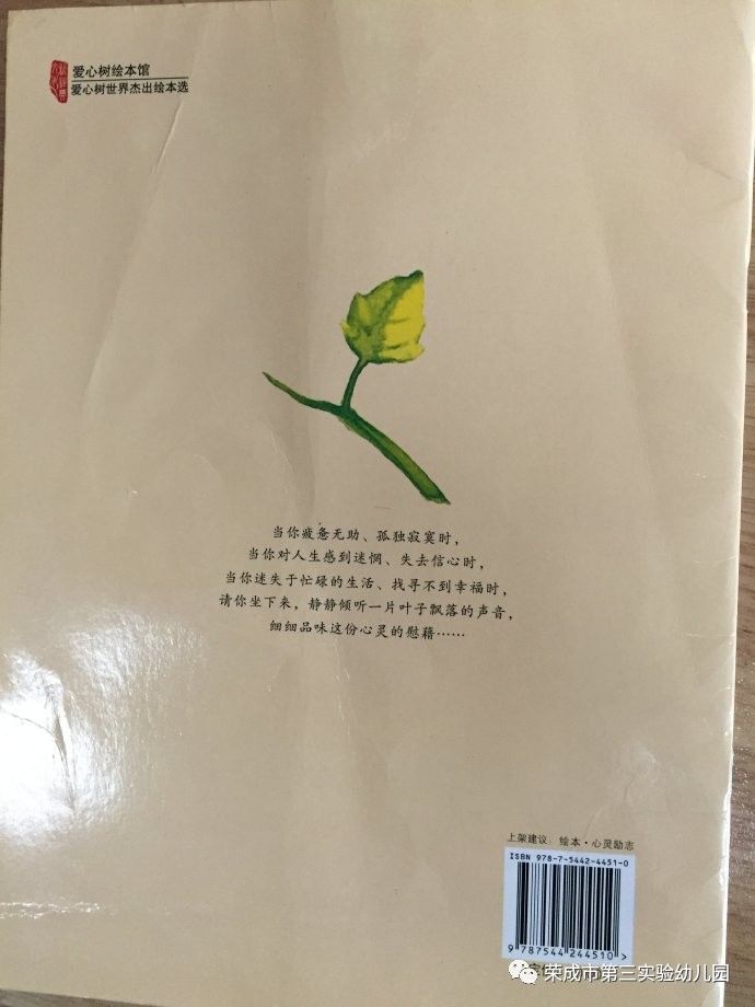 生命教育绘本故事一片叶子落下来