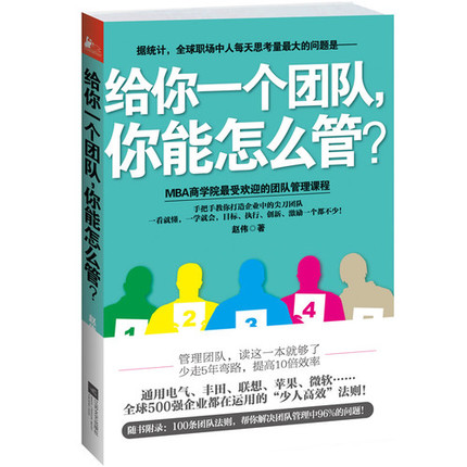 给你一个团队,你能怎么管?