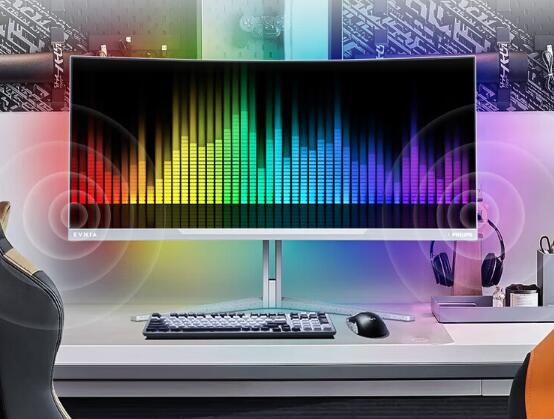 飞利浦EVNIA首款游戏显示器将至:34寸Mini LED曲屏、165Hz高刷