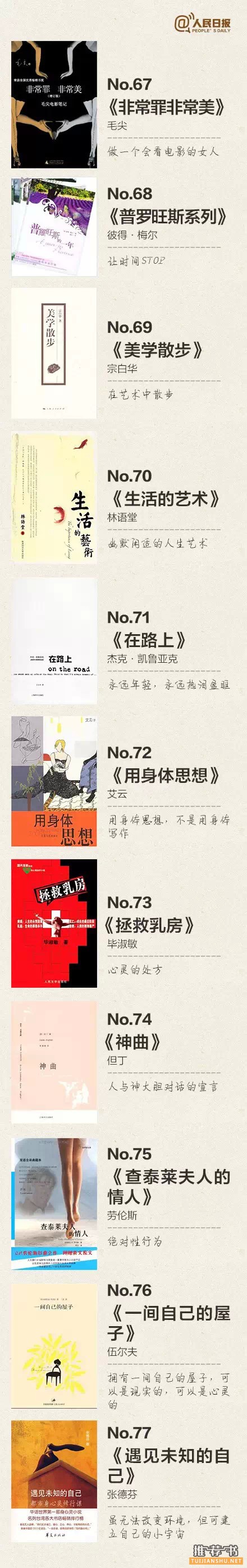 女性一生必读的100本书