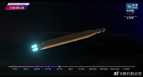 重返月球第一步！美国登月重型火箭SLS终于发射升空